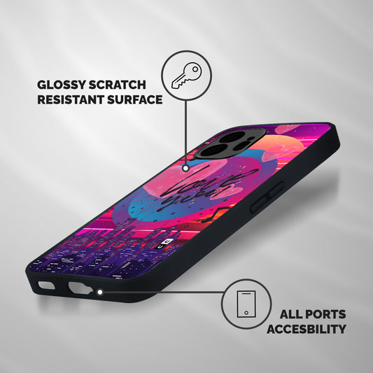 Music City Love Shockproof Hybrid Protection (Metal + TPU) Back Case Cover
