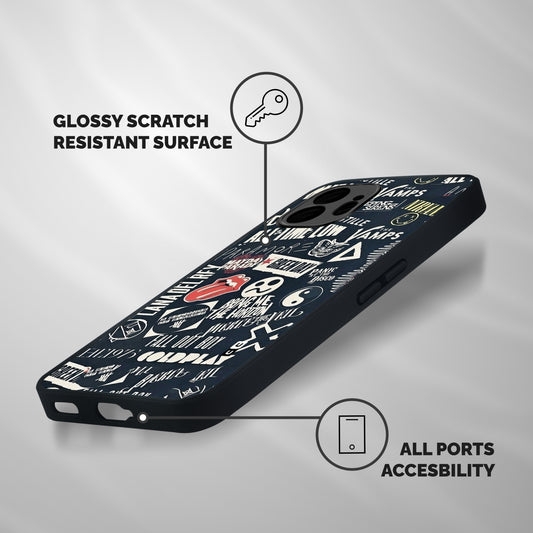 Music My Paradise Shockproof Hybrid Protection (Metal + TPU) Back Case Cover