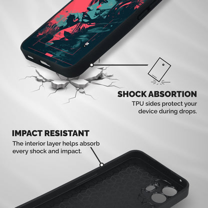 Musical Illustration Shockproof Hybrid Protection (Metal + TPU) Back Case Cover