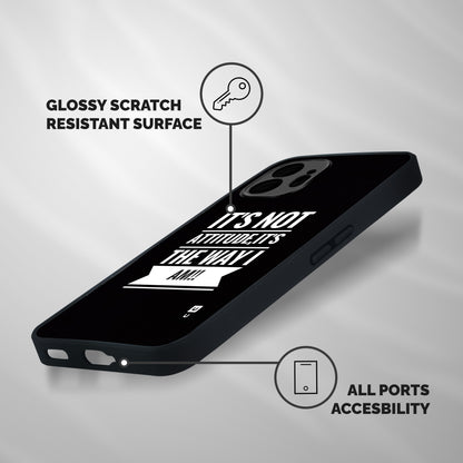 My Attitude Shockproof Hybrid Protection (Metal + TPU) Back Case Cover