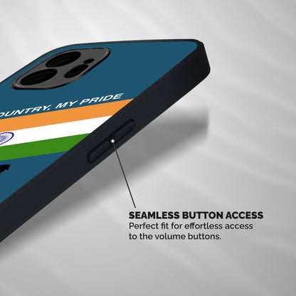 My Country My Pride Shockproof Hybrid Protection (Metal + TPU) Back Case Cover