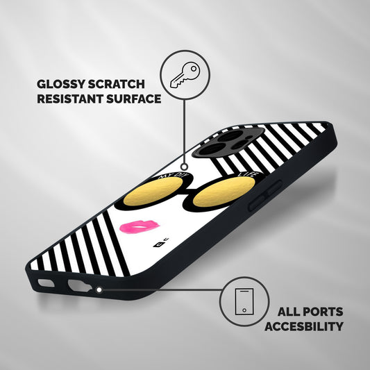 My DIY Life Shockproof Hybrid Protection (Metal + TPU) Back Case Cover