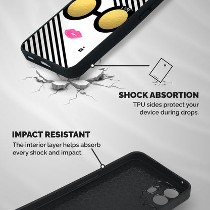 My DIY Life Shockproof Hybrid Protection (Metal + TPU) Back Case Cover