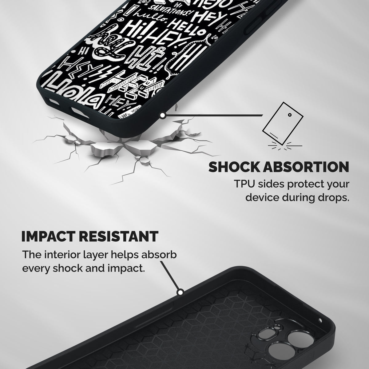My Friend Shockproof Hybrid Protection (Metal + TPU) Back Case Cover