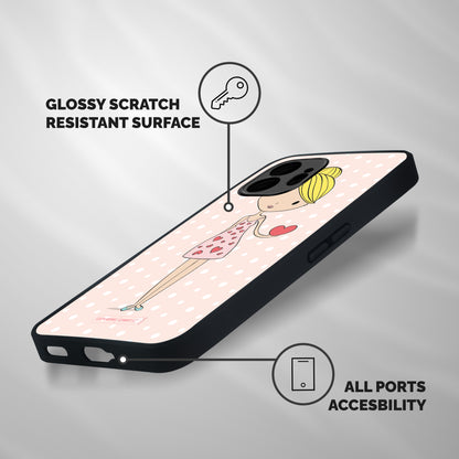 My Innocent Heart Shockproof Hybrid Protection (Metal + TPU) Back Case Cover