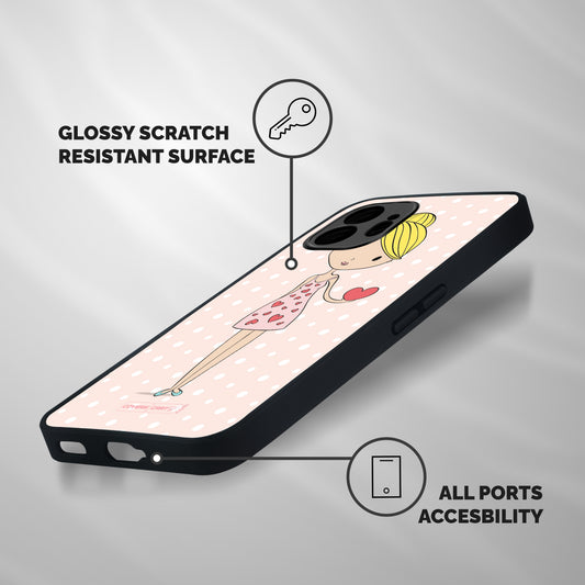 My Innocent Heart Shockproof Hybrid Protection (Metal + TPU) Back Case Cover