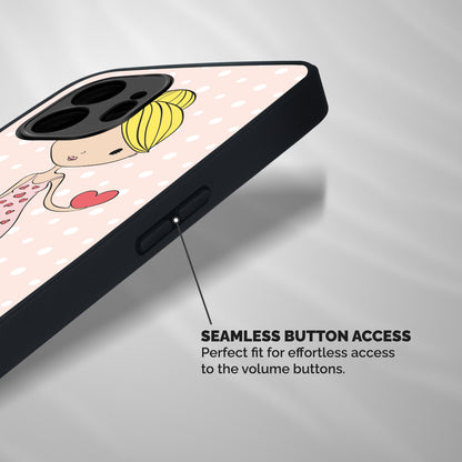 My Innocent Heart Shockproof Hybrid Protection (Metal + TPU) Back Case Cover