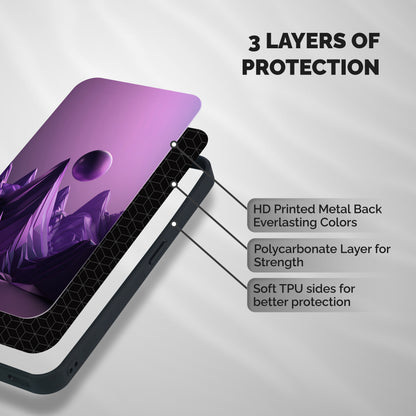Mystical Landscape Shockproof Hybrid Protection (Metal + TPU) Back Case Cover