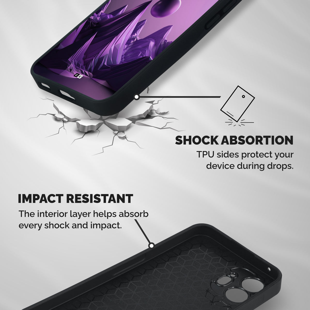 Mystical Landscape Shockproof Hybrid Protection (Metal + TPU) Back Case Cover