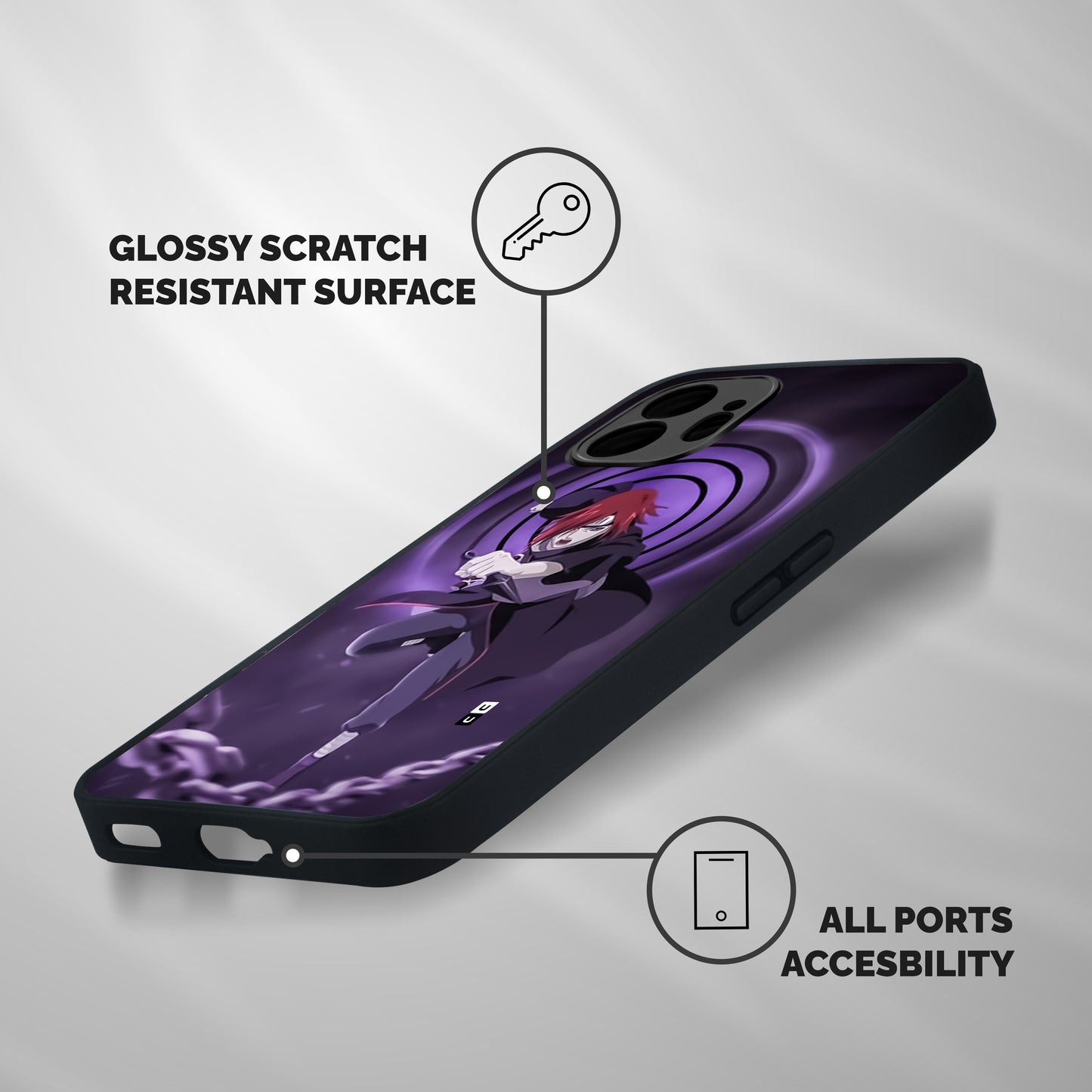 Nagato Using Rennegan Shockproof Hybrid Protection (Metal + TPU) Back Case Cover