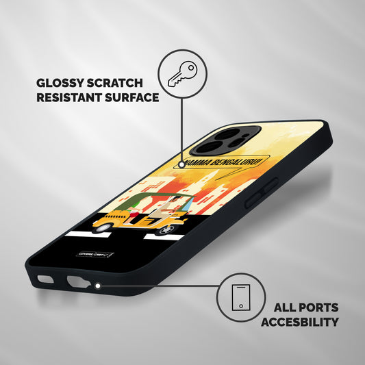 Namma Bengaluru Shockproof Hybrid Protection (Metal + TPU) Back Case Cover