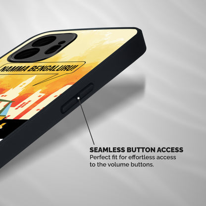 Namma Bengaluru Shockproof Hybrid Protection (Metal + TPU) Back Case Cover