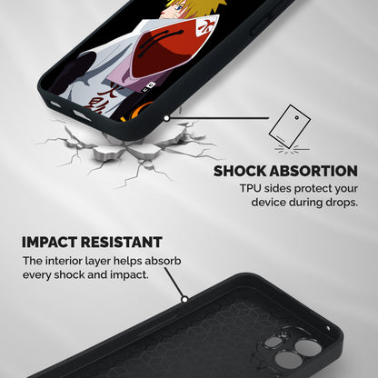 Naruto Hokage Shockproof Hybrid Protection (Metal + TPU) Back Case Cover