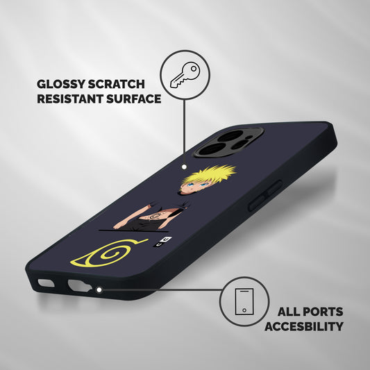 Naruto Kid Shockproof Hybrid Protection (Metal + TPU) Back Case Cover