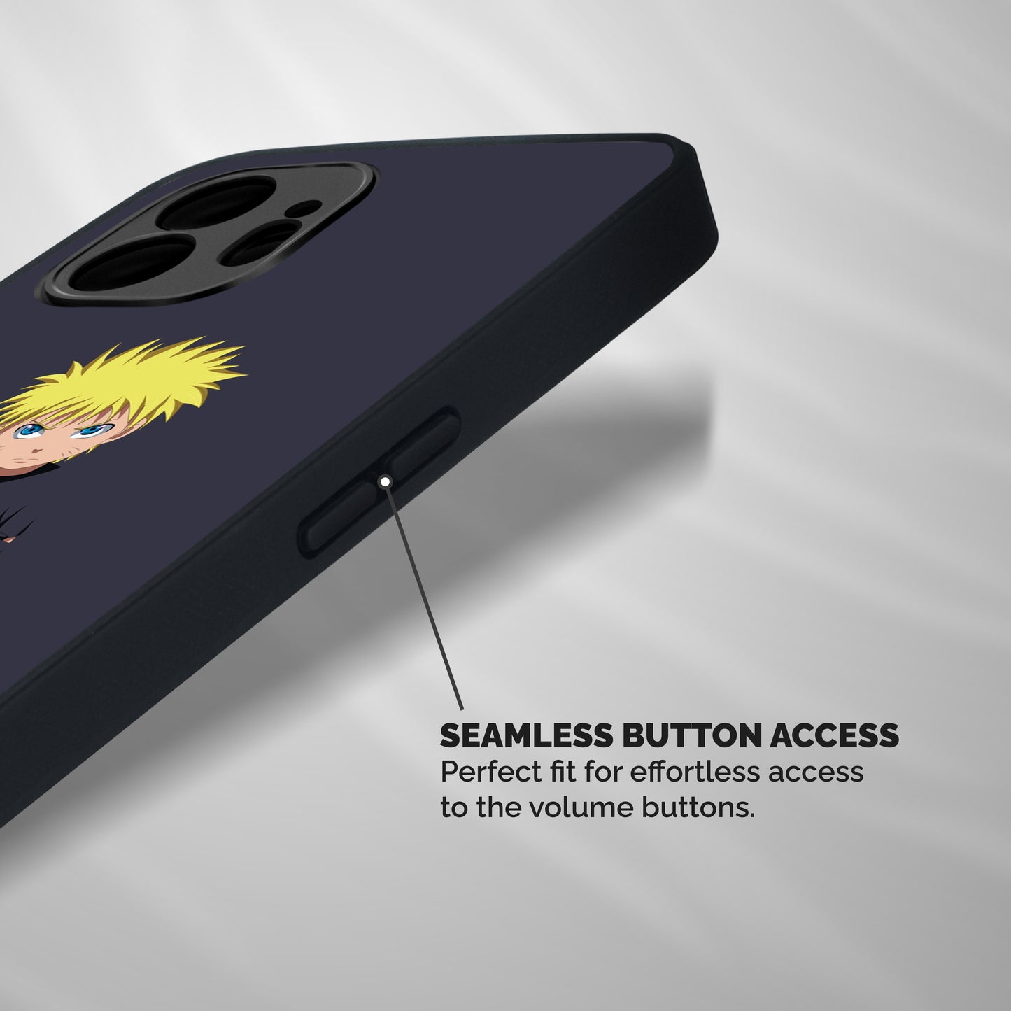 Naruto Kid Shockproof Hybrid Protection (Metal + TPU) Back Case Cover