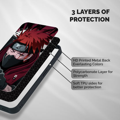Naruto Ready Action Shockproof Hybrid Protection (Metal + TPU) Back Case Cover