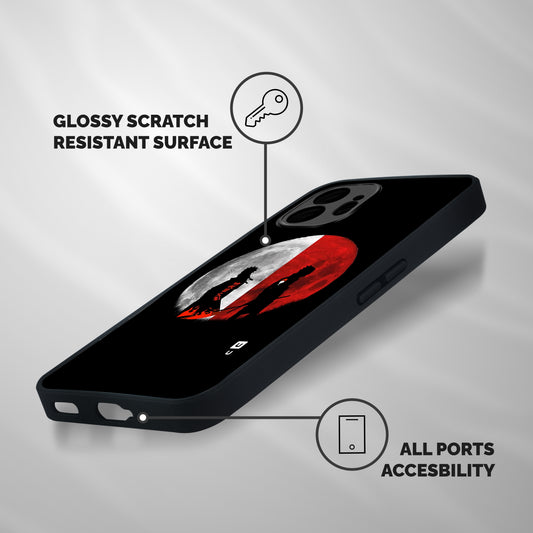 Naruto Shadow Hokage Moon Shockproof Hybrid Protection (Metal + TPU) Back Case Cover