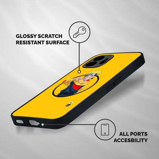 Naruto Sports Art Shockproof Hybrid Protection (Metal + TPU) Back Case Cover