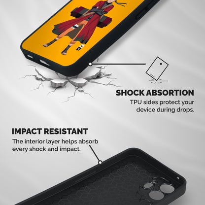 Naruto Uzumaki Art Shockproof Hybrid Protection (Metal + TPU) Back Case Cover