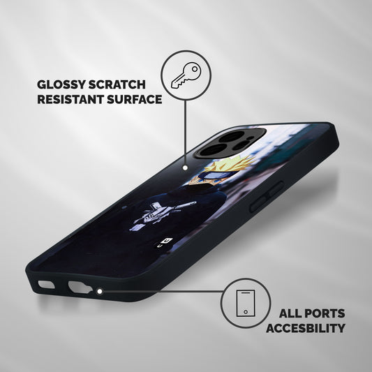 Naruto Uzumaki Cool Anime Shockproof Hybrid Protection (Metal + TPU) Back Case Cover