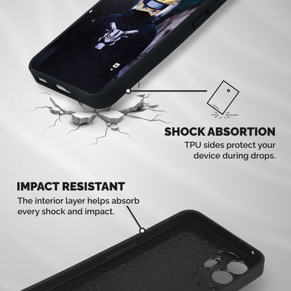 Naruto Uzumaki Cool Anime Shockproof Hybrid Protection (Metal + TPU) Back Case Cover