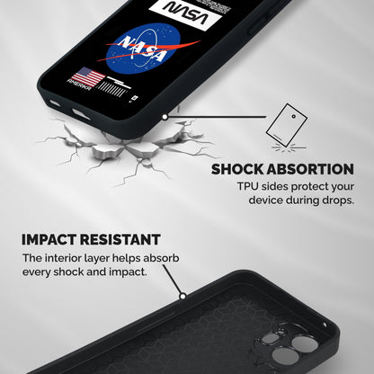 Nasa Zone Shockproof Hybrid Protection (Metal + TPU) Back Case Cover
