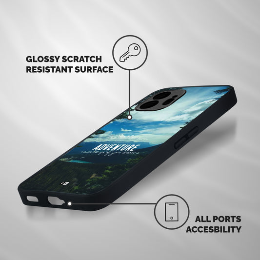 Natural Adventure Shockproof Hybrid Protection (Metal + TPU) Back Case Cover