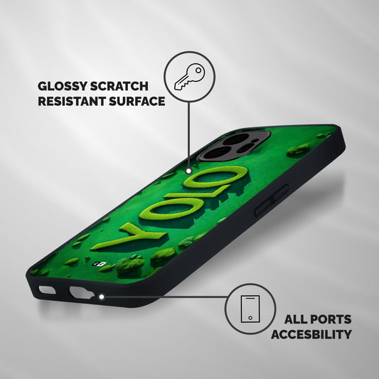 Nature Yolo Shockproof Hybrid Protection (Metal + TPU) Back Case Cover