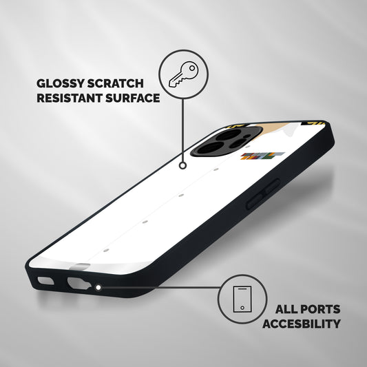 Navy Uniform Shockproof Hybrid Protection (Metal + TPU) Back Case Cover