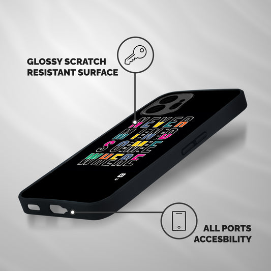 Nevermind Somewhere Shockproof Hybrid Protection (Metal + TPU) Back Case Cover