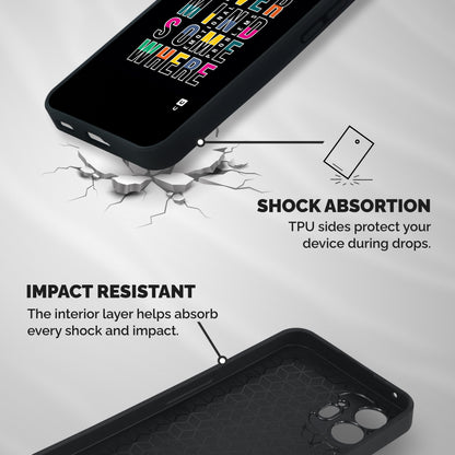 Nevermind Somewhere Shockproof Hybrid Protection (Metal + TPU) Back Case Cover