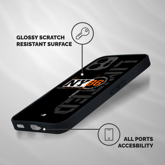 New York Limited Shockproof Hybrid Protection (Metal + TPU) Back Case Cover