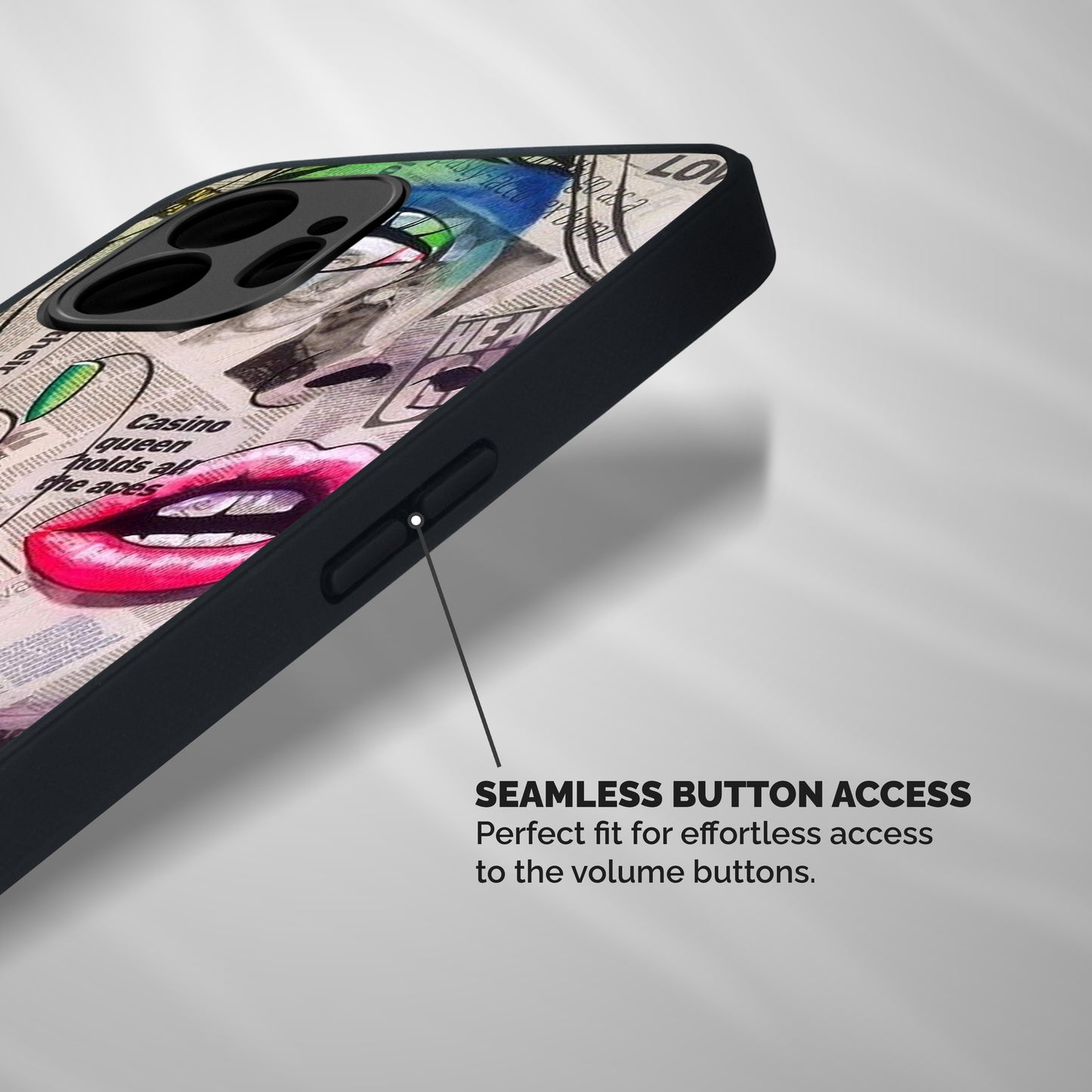 Newspaper Girl Art Shockproof Hybrid Protection (Metal + TPU) Back Case Cover