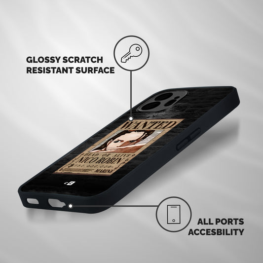 Nico Robin Wanted Shockproof Hybrid Protection (Metal + TPU) Back Case Cover
