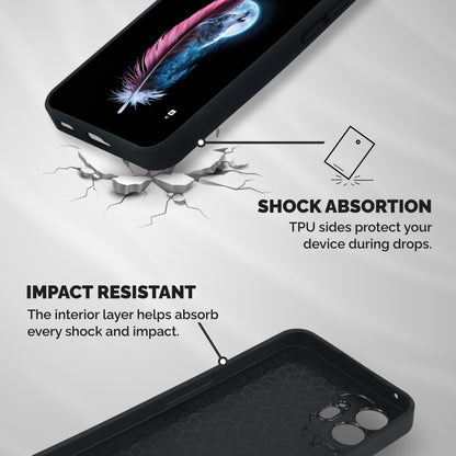 Night Howler Shockproof Hybrid Protection (Metal + TPU) Back Case Cover