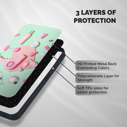 Night Out Slay Shockproof Hybrid Protection (Metal + TPU) Back Case Cover
