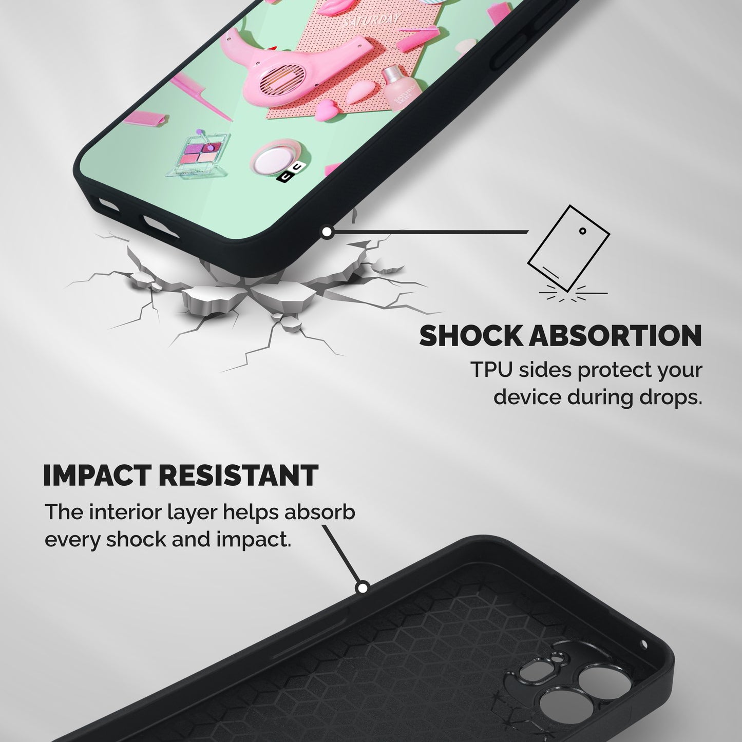 Night Out Slay Shockproof Hybrid Protection (Metal + TPU) Back Case Cover