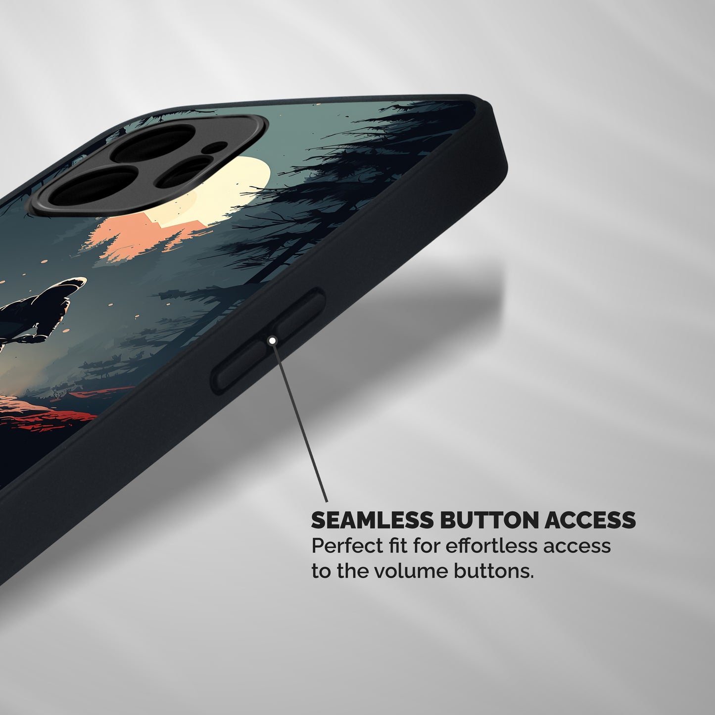 Night Rider Shockproof Hybrid Protection (Metal + TPU) Back Case Cover