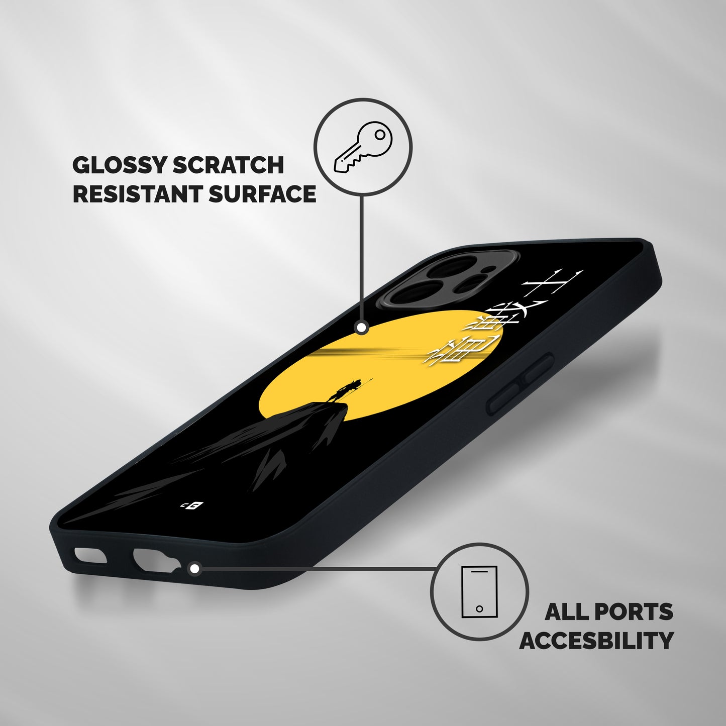 Night Warrior Shockproof Hybrid Protection (Metal + TPU) Back Case Cover