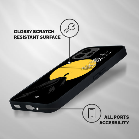 Night Warrior Shockproof Hybrid Protection (Metal + TPU) Back Case Cover
