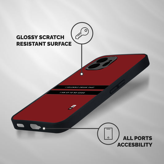 No Good Swear Shockproof Hybrid Protection (Metal + TPU) Back Case Cover