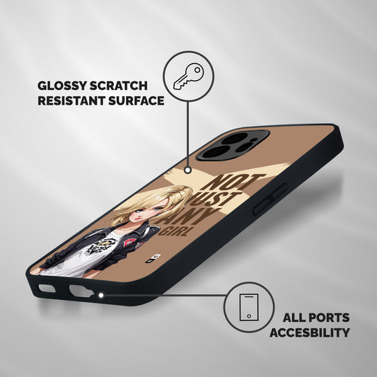 Not Just Any Shockproof Hybrid Protection (Metal + TPU) Back Case Cover
