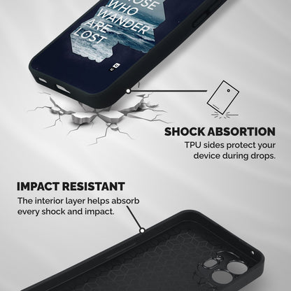 Not Lost Shockproof Hybrid Protection (Metal + TPU) Back Case Cover