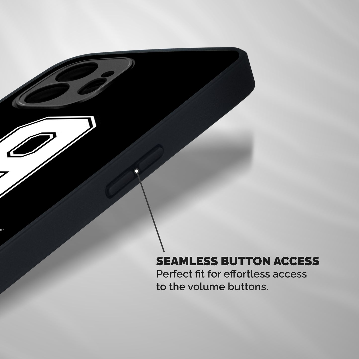 Number 9 Shockproof Hybrid Protection (Metal + TPU) Back Case Cover