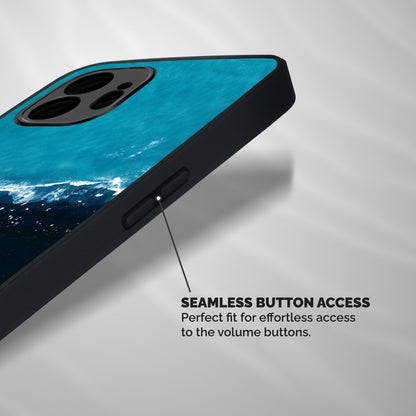 Ocean Blues Shockproof Hybrid Protection (Metal + TPU) Back Case Cover
