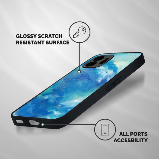 Ocean Mist Shockproof Hybrid Protection (Metal + TPU) Back Case Cover
