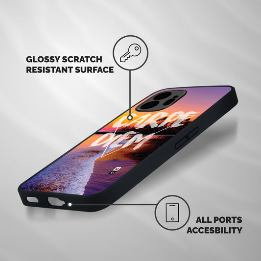 Oceanic Diem Shockproof Hybrid Protection (Metal + TPU) Back Case Cover