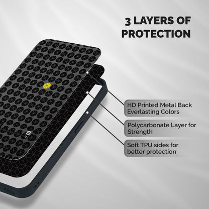 Odd One Shockproof Hybrid Protection (Metal + TPU) Back Case Cover