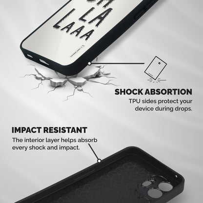 Oh La La Shockproof Hybrid Protection (Metal + TPU) Back Case Cover