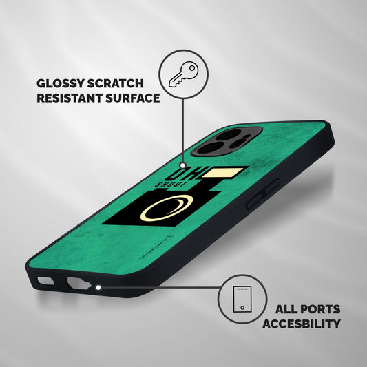 Oh Shoot Shockproof Hybrid Protection (Metal + TPU) Back Case Cover